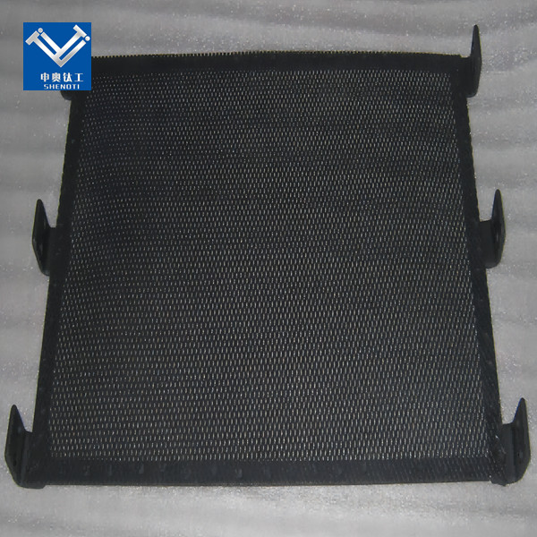 Titanium anodes for industrial electroplating